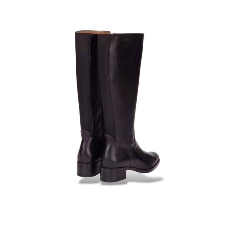 Botas Planas Mujer Wonders 1808 Negro