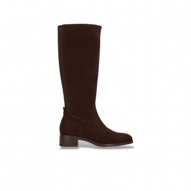 Botas Planas Mujer Wonders 1808 Moka