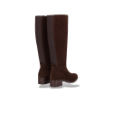 Botas Planas Mujer Wonders 1808 Moka