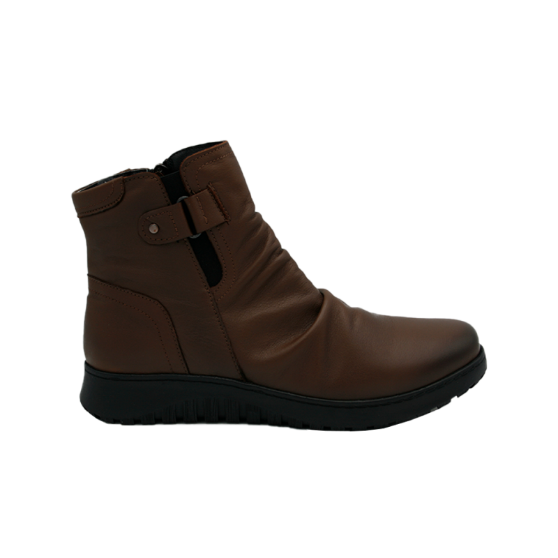 Botines Planos Mujer 48 Hrs 5203 Marron