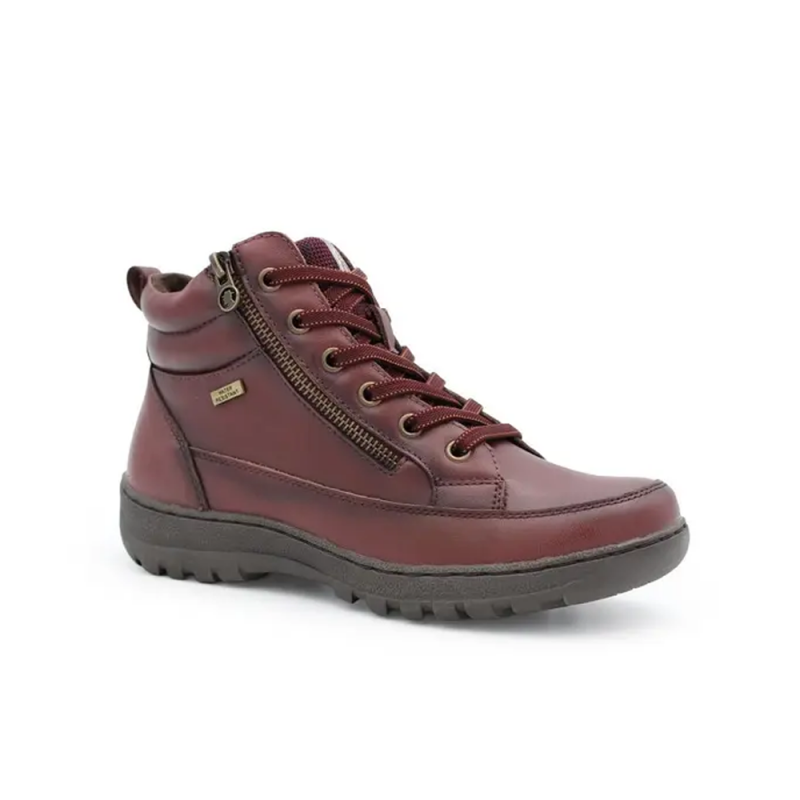 Botines Planos Mujer Coronel Tapiocca T580 Burdeos