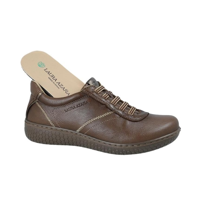 Zapatos Planos Mujer Laura Azaña 28114 Cuero