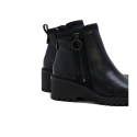 Botines Planos Mujer Porronet 4866 Negro