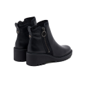 Botines Planos Mujer Porronet 4866 Negro