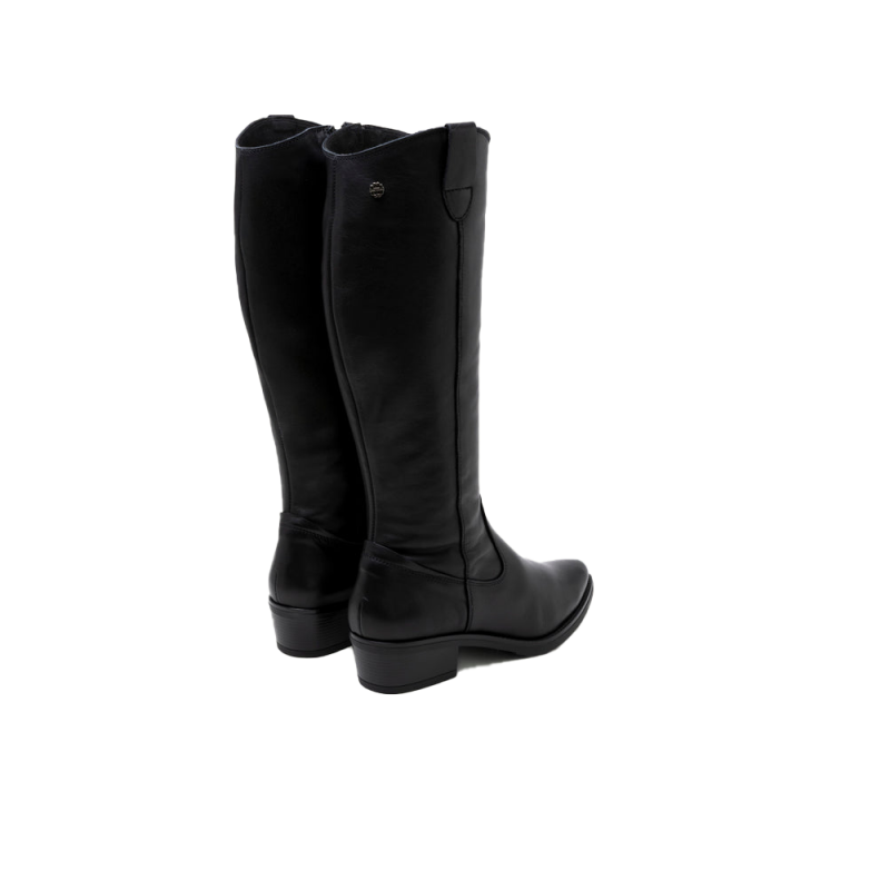 Botas Planas Mujer Porronet 4844 Negro