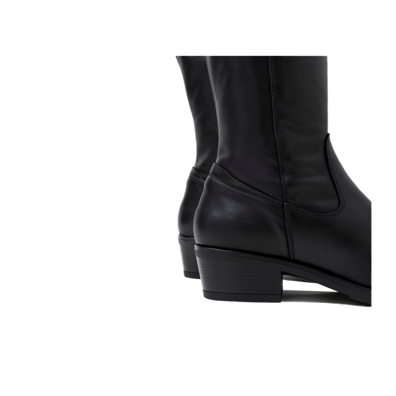 Botas Planas Mujer Porronet 4844 Negro