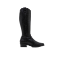 Botas Planas Mujer Porronet 4844 Negro