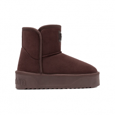 Botines Planos Mujer D.franklin Nordic V.2 Basic Low Marron