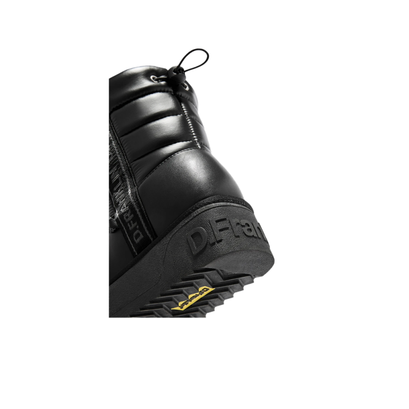 Botines Planos Mujer D.franklin Nordic V2 Bomb Brass Negro