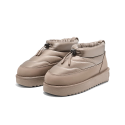 Botines Planos Mujer D.franklin Nordic Low Bomb Taupe