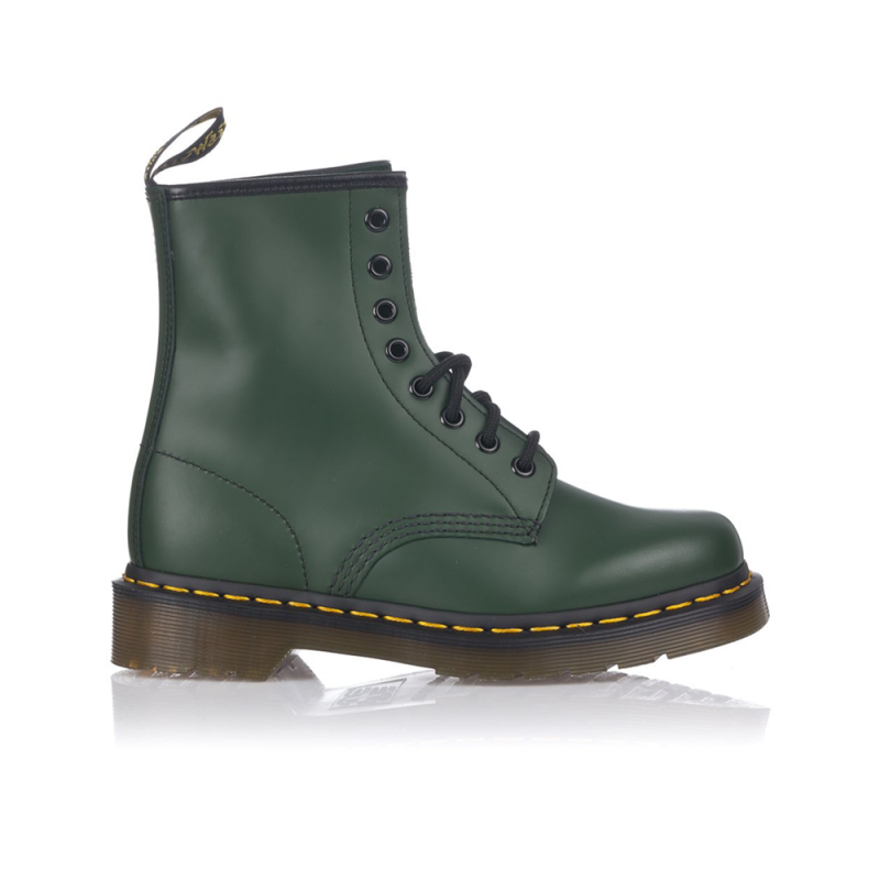 Botas Planas Mujer Dr. Martens Smooth 1460 Verde