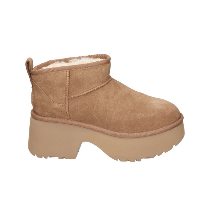 Botines Planos Mujer UGG W Classic Ultra Mini New Cuero