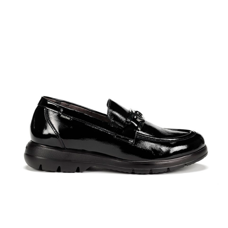 Zapatos Casual Mujer Fluchos F1794 Negro