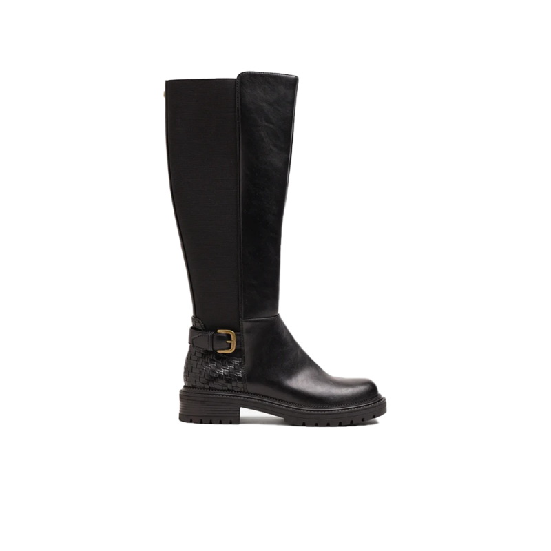 Botas Planas Mujer Mustang 56262 Negro